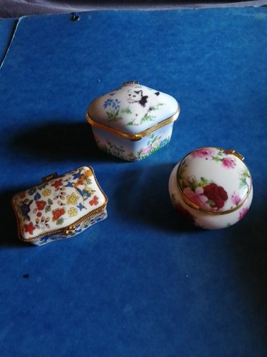 Lot boites en porcelaine - 3,