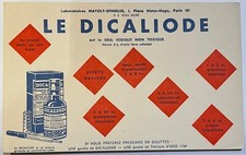 buvard Pub Publicitaire Ancien Le dicaliode