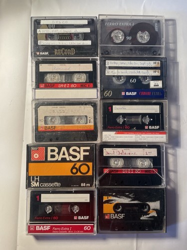 Lot cassette basf k7 - ,
