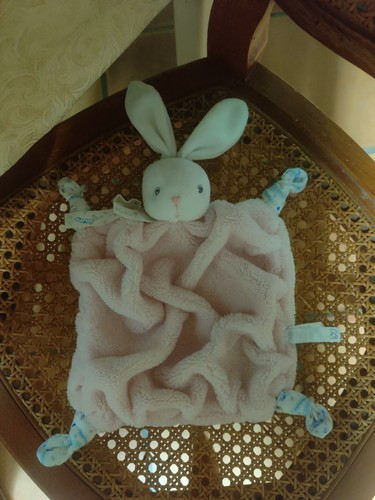 Doudou lapin plume rose - doudou,