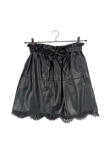 Zara jupe cuir synthétique - zara, en