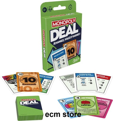 Monopoly deal jeu société - deal,