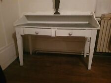  Grand bureau/secrétaire, double tiroir et tablette filante.