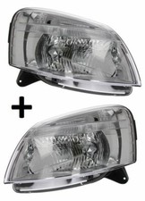 2x PHARE AVANT GAUCHE + DROIT ÉLECTRIQUE H4 CHROME BERLINGO PARTNER 02-08 NEUF