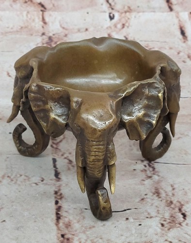Art déco cendrier bronze - art,