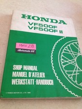Honda VF500F F2 VF500 F VFF 500 VF500F2 1985 manuel revue technique atelier