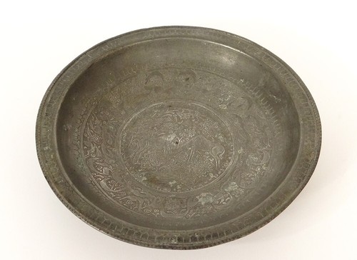 Assiette perse bronze - assiette,