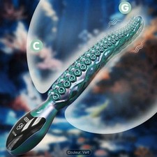 Vibromasseur Tentaculaire 9 Vitesses Vibrations Affichage Led sextoys Femme 