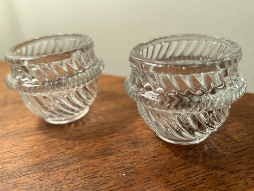 Anciens salerons verre - anciens, en