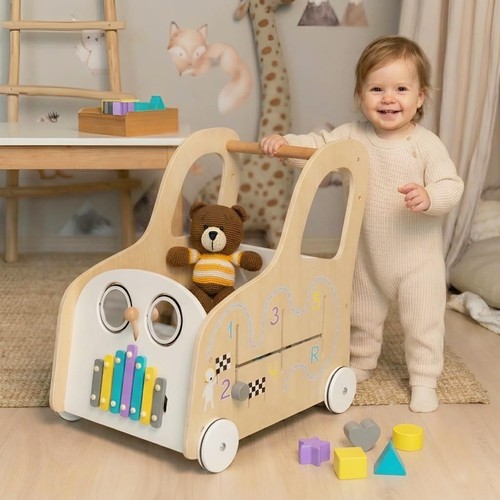 Chariot bois avec - en, tableau