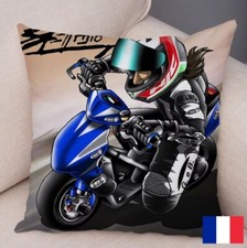 Taie d'oreiller housse de coussin  45x45 cm cadeau   FR SCOOTER