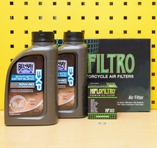 Kawasaki ER-6f ER-6n ER650 EX650 Huile Filtre à Air Bel Ray Exp 10w40 Semi