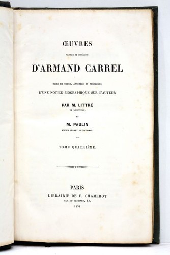 Livre ancien carrel oeuvres - livre,