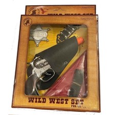 50536 set cowboy revolver bandana et holster noirs pour enfant