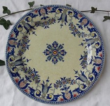 ANCIENNE ASSIETTE GIEN  DECOR ROUANNAIS de 1875