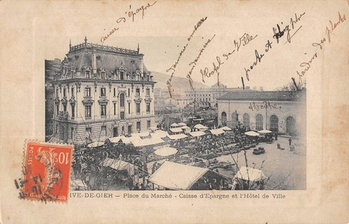 Cpa rive gier place du - de,