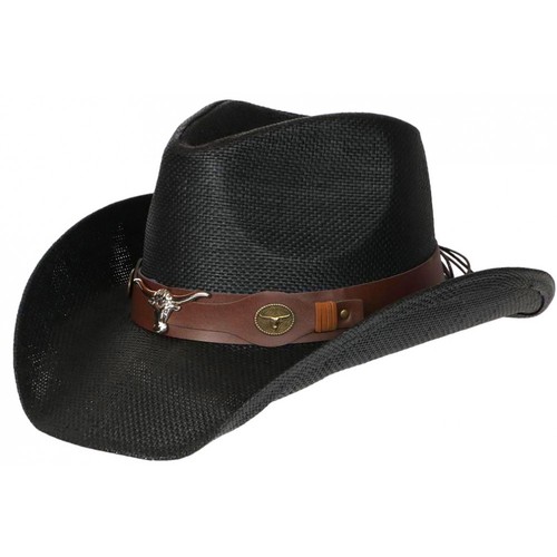 Chapeau cowboy noir - tete, de