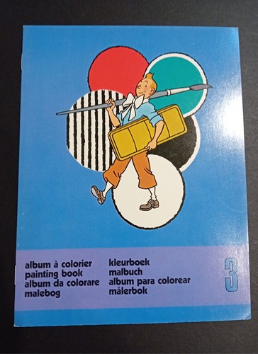 Tintin album colorier - tintin, ed