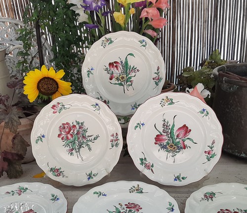 Assiettes plates lunéville - 6,