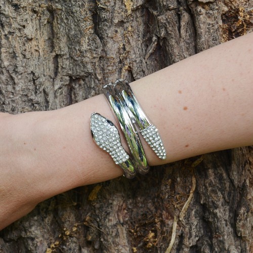 Femme bracelet poignet serpent