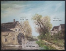 Oil/panel c1925 house