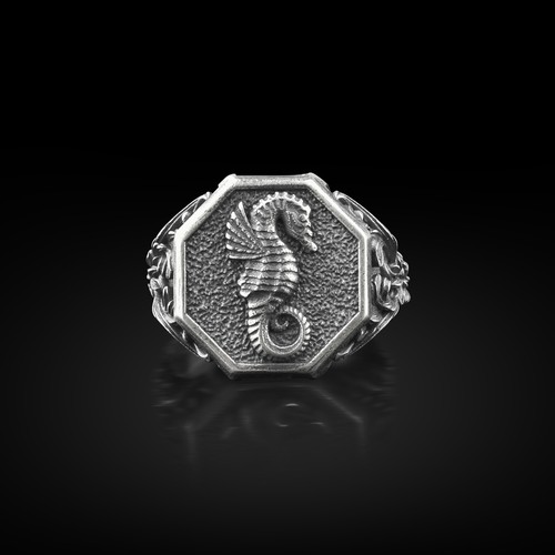Bague pour hommes argent - bague, en