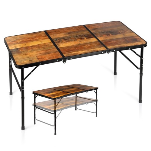 Table camping réglable - camping,