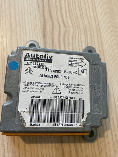 Ecu airbag srs citroen xsara - airbag,