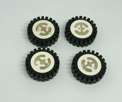 Lego roue pneu 24mm - 4x,