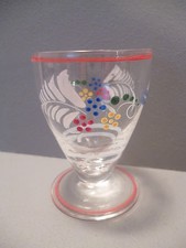 Verre emaillé ancien