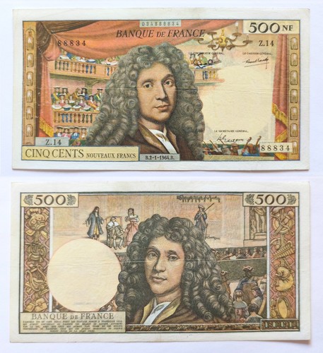 500 nouveaux francs 1964 - nouveaux,