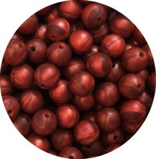 10 Perle Silicone 9mm Couleur