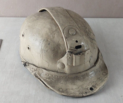 Ancien casque mineur - ancien, de