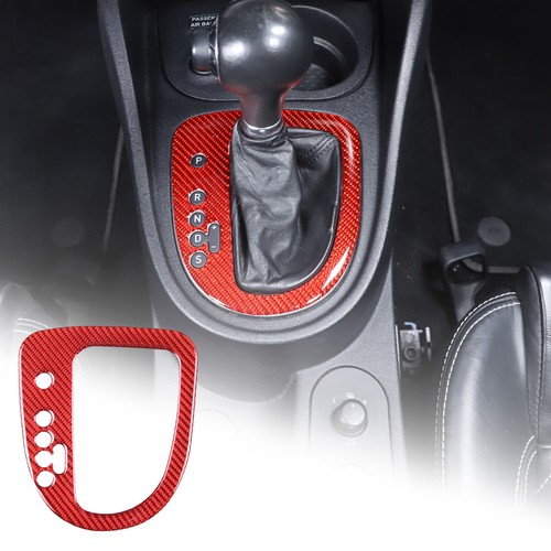 Red carbon car gear panel - gear,