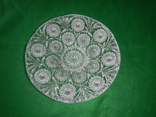 plat coupe vintage en verre