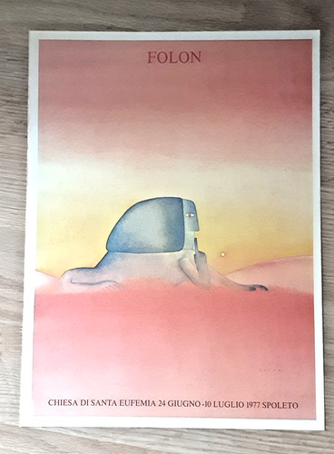 Affiche folon reproduction - de,