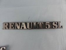 RENAULT 5 SL logo emblème