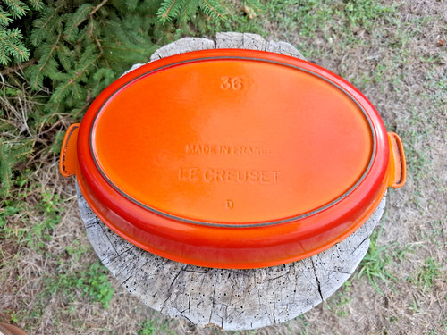 Plat creuset fonte ovale - plat, le