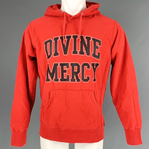 Hoodie sweatshirt coton rouge - coton,