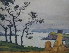 Robert Laloue (1884-1929) (477) - aquarelle - paysage