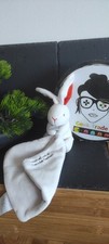 hopital privé claude galien doudou et compagnie lapin blanc mouchoir gris Dc3059