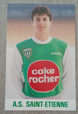 Carte football 1984-1985 ASSE Joueur PATRICE FERRI  ST Etienne Cake Rocher