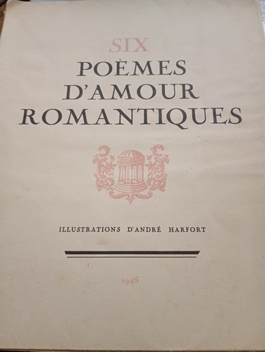 Six poèmes amour - six,