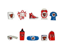 Série complète de 10 fèves