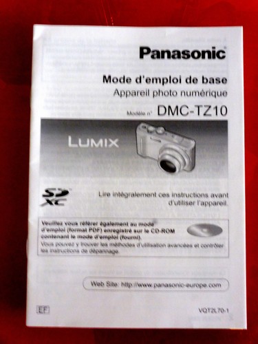 Panasonic dmc tz10 - dmc-tz10, –