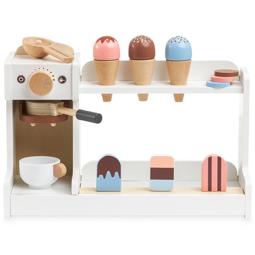 Marchande enfant bois glace - enfant, en