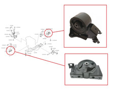 Pour Nissan X-Trail T30 2.0P, 2.2D, 2.5P Support Moteur avant & Arrière (