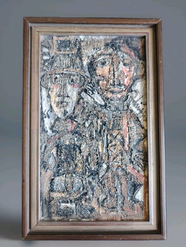 Belle huile sur toile george - huile,