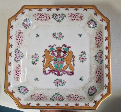 Beau plat porcelaine samson - plat,