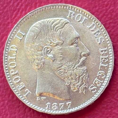 Francs belgique 1877 - 1877, sup